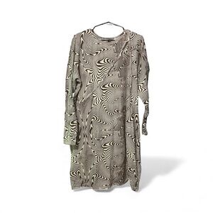 Wild Fable Swirl Long Sleeve Dress